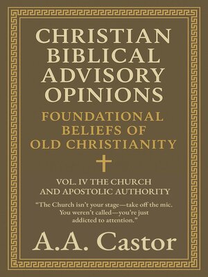 cover image of Christian Biblical Advisory Opinions